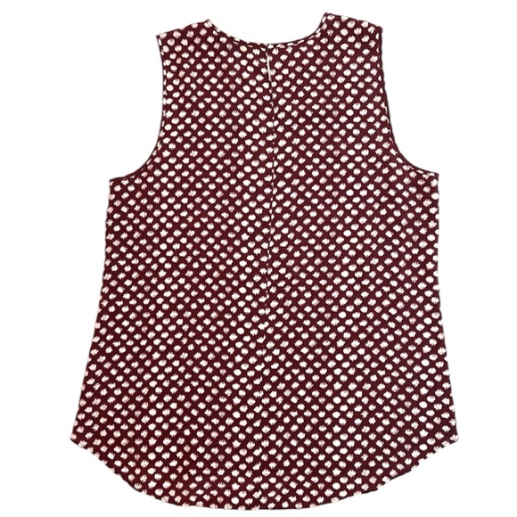 Theory Silk Bringam Painter Dot Blouse Top Size Large - Picture 4 of 8